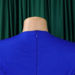 African Women V-neck Puff Sleeve Slit Dress -Deals Toggenix Store 01597edf97296562