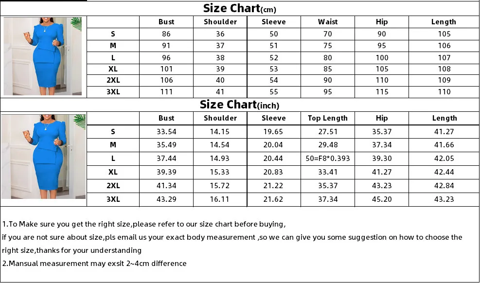 Ladies Fashion Chic Bodycon Pencil Office African Dress 14 Ladies Fashion Chic Bodycon Pencil Office African Dress - Image 14