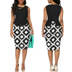 Sexy Fashion Digital Print Sleeveless Women's Dress -Deals Toggenix Store 027613fbd6dae582