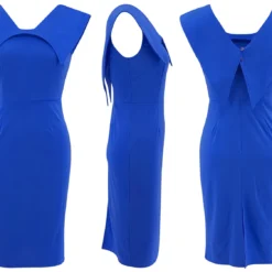 Women's Office Dress Sleeveless Square Neck Back Zipper Slit Dress 28 Women's Office Dress Sleeveless Square Neck Back Zipper Slit Dress -Deals Toggenix Store 031806135e799bcc
