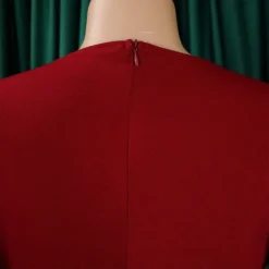 Women Summer Mesh Flocked Puff Sleeves V-neck Bodycon Dress -Deals Toggenix Store 034649c747737d7b