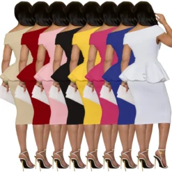 Womens Ol V Neck Sleeveless Bodycon Dress -Deals Toggenix Store 0405ee70cd43f147