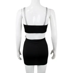 Women's Summer Solid Color Ribbon Decorated Suspenders Hollow Out Low Back Dress -Deals Toggenix Store 0426b7e2d078bde0