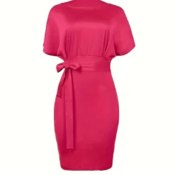 Women Elegant Short Sleeve Dress -Deals Toggenix Store 04fc33683b2508f7