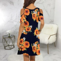 Sexy Fashion Digital Print Multicolor Women's Dress -Deals Toggenix Store 0676bbf3245910f3