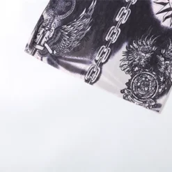 Autumn Women 's Sexy Digital Print Mesh High Waist Slim Long Dress -Deals Toggenix Store 0853a5d508f2bb48