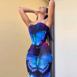 Women Fall Print Off Shoulder Slim Top+ Skirt Two-Piece -Deals Toggenix Store 0b4d2227257a8ad6