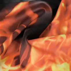 Women Sleeveless Flame Print Bodycon Dress -Deals Toggenix Store 0d996628bbd25df0