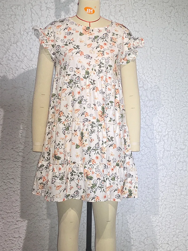 Trendy Sexy Round Neck Dress Cozy Casual Print Dress 4 Trendy Sexy Round Neck Dress Cozy Casual Print Dress - Image 4