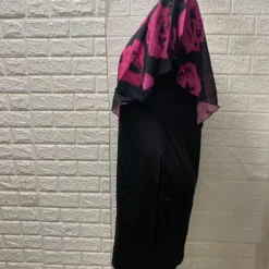 Rose Printed Shawl Women 's Slim Bodycon Plus Size Dress 28 Rose Printed Shawl Women 's Slim Bodycon Plus Size Dress -Deals Toggenix Store 1231d4d18ca73506