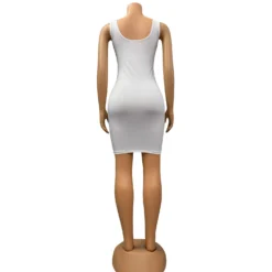 Summer Women's Sexy Tight Fitting Sleeveless Round Neck Dress 19 Summer Women's Sexy Tight Fitting Sleeveless Round Neck Dress -Deals Toggenix Store 13b83eb3eae7ff5e