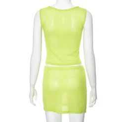 Women Summer Casual Solid Knot Sleeveless Tank Top And Bodycon Skirt Two-piece Set 22 Women Summer Casual Solid Knot Sleeveless Tank Top And Bodycon Skirt Two-piece Set -Deals Toggenix Store 142368e3eda0dff6