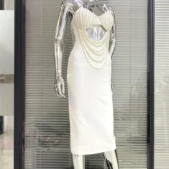 Gorgeous Beaded Sexy Cutout Strap Elegant Chic White Bandage Evening Gown 25 Gorgeous Beaded Sexy Cutout Strap Elegant Chic White Bandage Evening Gown -Deals Toggenix Store 14d6d778c86f7663