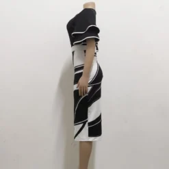 Sexy Fashion Digital Print Round Neck Short Sleeve Women's Dress -Deals Toggenix Store 158053651820e5d2