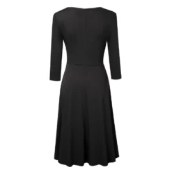 Mid Waist V Neck Color Block Zip Chic Career Fashionable Women Comfort Casual Dress 26 Mid Waist V Neck Color Block Zip Chic Career Fashionable Women Comfort Casual Dress -Deals Toggenix Store 15ad3c3438b8c41a