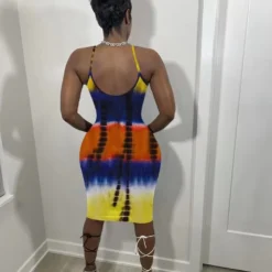 Ladies Fashion Casual Print Strap Dress -Deals Toggenix Store 16f2bc30af19d70d