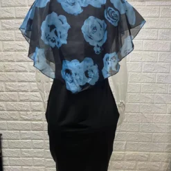 Rose Printed Shawl Women 's Slim Bodycon Plus Size Dress 35 Rose Printed Shawl Women 's Slim Bodycon Plus Size Dress -Deals Toggenix Store 17ebcefcd1cca3f6