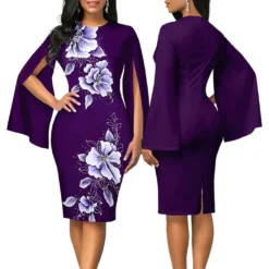 Sexy Fashion Round Neck Printed Women's Dress -Deals Toggenix Store 193602134dea29c9