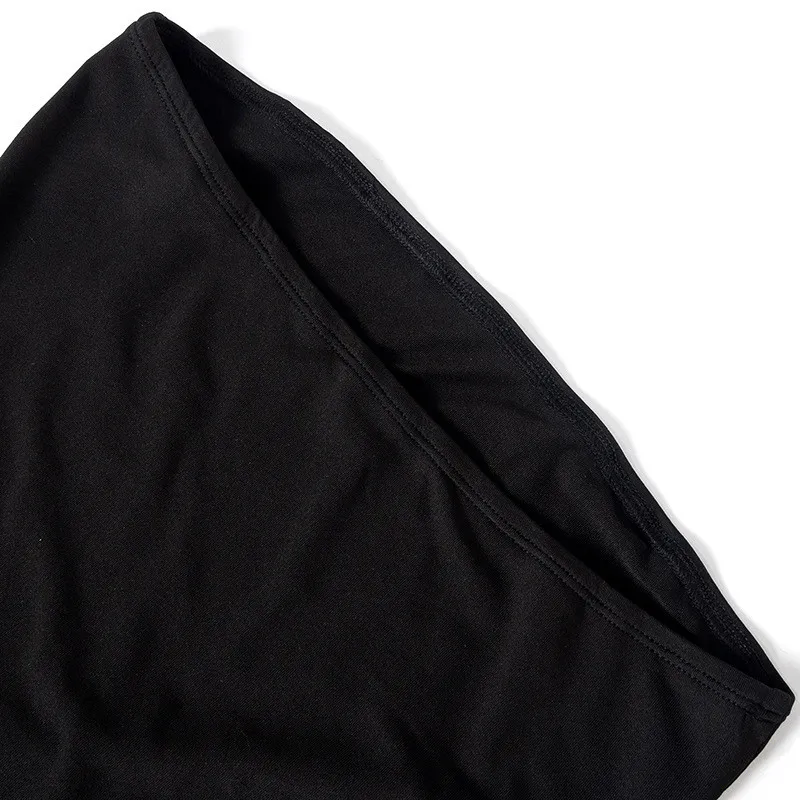 Women's Summer Fashion Contrast Color Strapless Long Dress 14 Women's Summer Fashion Contrast Color Strapless Long Dress - Image 14