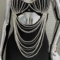 Gorgeous Beaded Sexy Cutout Strap Elegant Chic White Bandage Evening Gown 23 Gorgeous Beaded Sexy Cutout Strap Elegant Chic White Bandage Evening Gown -Deals Toggenix Store 19c1ea150c381567