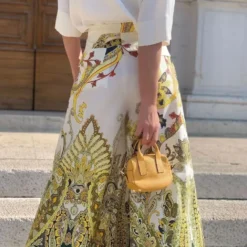 Women Autumn Single-breasted Shirt And High-waist Printed Wide-leg Pants Two-piece Set -Deals Toggenix Store 1a0e68007a80f203