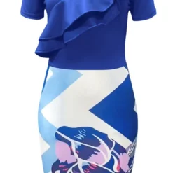 Women's Summer Tight Fitting Ruffles Casual Dress -Deals Toggenix Store 1c7921d4055a1d52