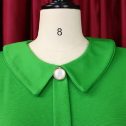 Women'S Fall/Winter Mesh And Pleated Plus Size Ol Chic Career Dress -Deals Toggenix Store 1e7c4067031867d5