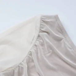 Spring Women Long Sleeve Mesh Patchwork Slash Shoulder Pleated Dress -Deals Toggenix Store 1ea889d0948daab5