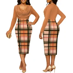 Sexy Fashion Digital Printing V-Neck Long Sleeve Women's Dress 18 Sexy Fashion Digital Printing V-Neck Long Sleeve Women's Dress -Deals Toggenix Store 20a011da29aae0f6