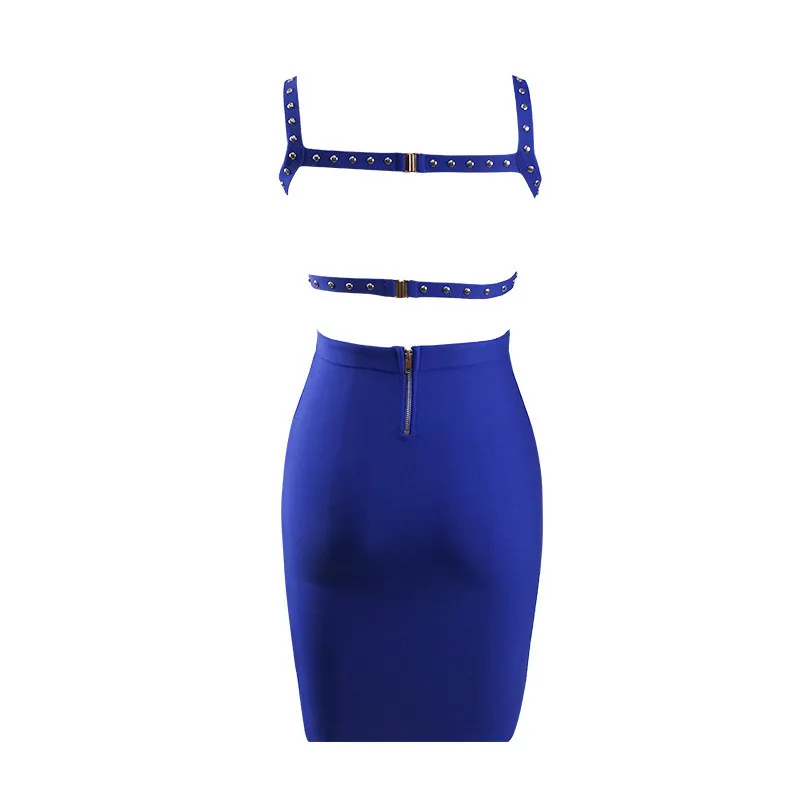 Spring Summer Dress Sexy Straps Hollow Out Bandage Dress Party Dress 11 Spring Summer Dress Sexy Straps Hollow Out Bandage Dress Party Dress - Image 11