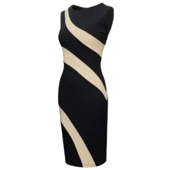 Women Summer Round Neck Sleeveless Colorblock Zip Dress 22 Women Summer Round Neck Sleeveless Colorblock Zip Dress -Deals Toggenix Store 226f07d7219ff8d6