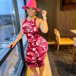 Women Printed Camouflage Sleeveless Dress Excluding Hat 38 Women Printed Camouflage Sleeveless Dress Excluding Hat -Deals Toggenix Store 238c3b1e1c0dd0e0