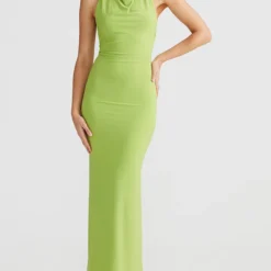 Women's Halter Neck Sexy Low Back Sleeveless Long Dress -Deals Toggenix Store 24333648c2e59283