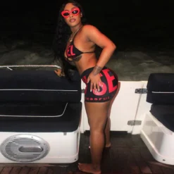 Women Summer Sexy Halter Neck Strappy Top Bodycon Skirt Bikini Two-piece Set -Deals Toggenix Store 24abeba10555f3d5