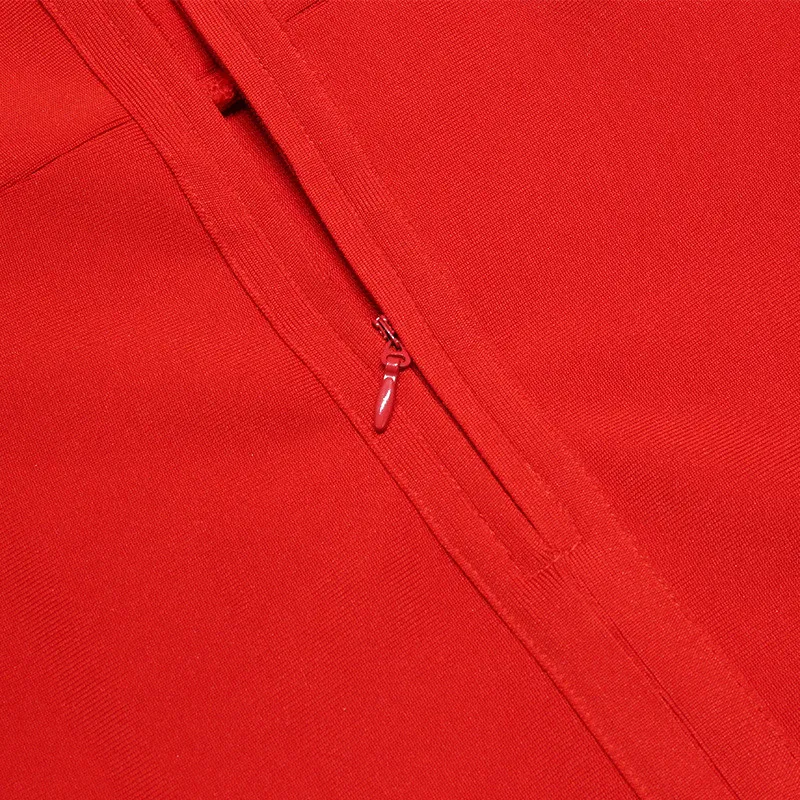 The Red Dress High Sense Party Off Shoulder Bandage Dress 14 The Red Dress High Sense Party Off Shoulder Bandage Dress - Image 14