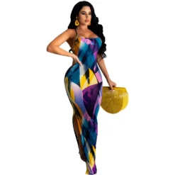 Summer Women Suspender Print Dress 29 Summer Women Suspender Print Dress -Deals Toggenix Store 299425b4c8869185