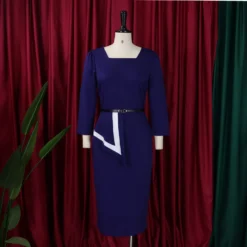 Women's Spring Fashion Chic Elegant Bodycon OL Professional African Dress -Deals Toggenix Store 2aa29959ddc02c5e