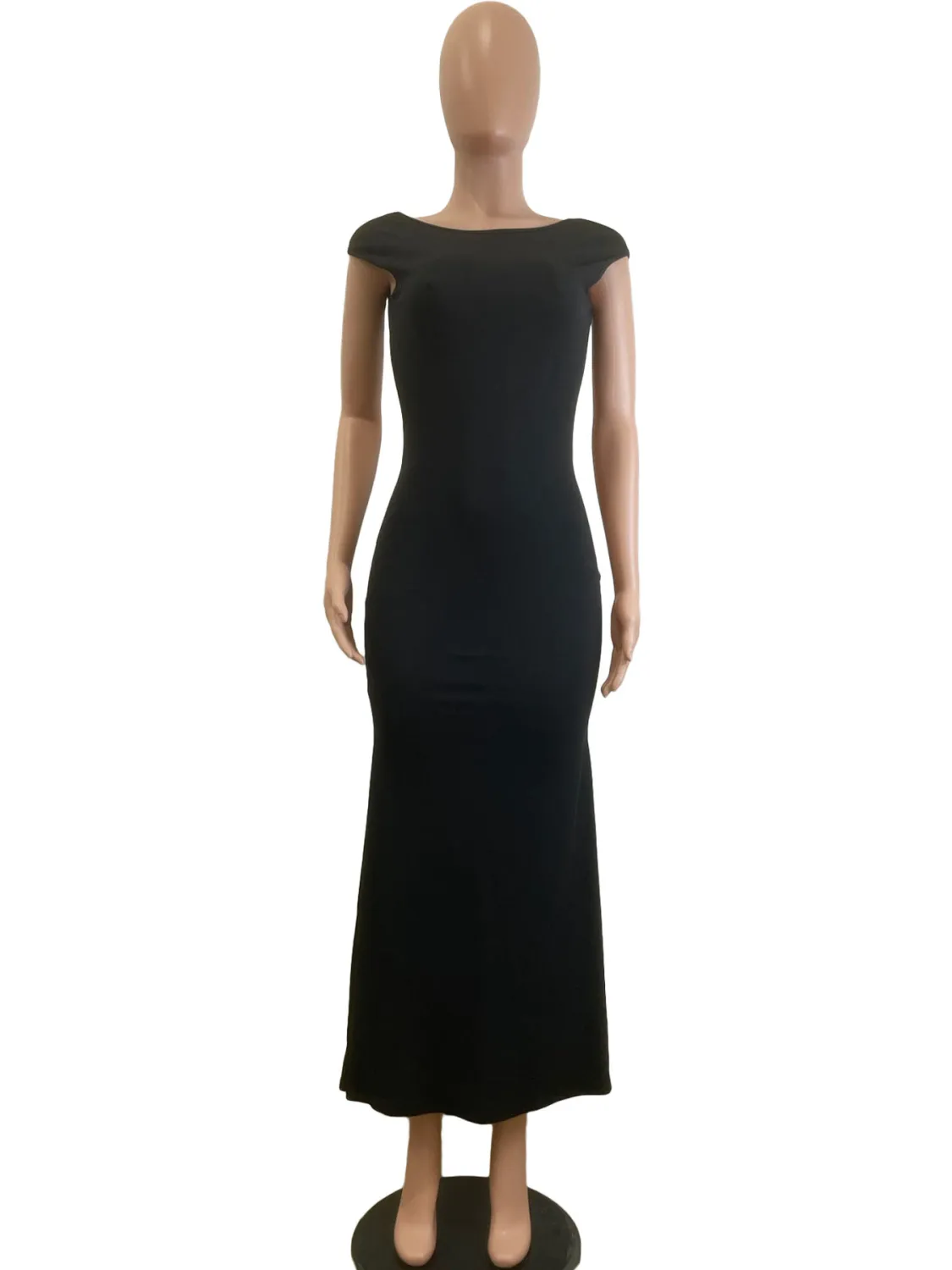 Women's Spring And Autumn Fashion Sexy Hollow Low Back Slim Bodycon Dress 18 Women's Spring And Autumn Fashion Sexy Hollow Low Back Slim Bodycon Dress - Image 18