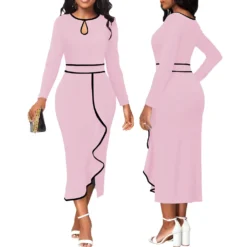 Sexy Fashion Hollow Long Sleeve Women's Dress -Deals Toggenix Store 2cc3534f4d827622