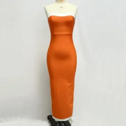 Simple Fashion Strapless Long Bandage Evening Dress -Deals Toggenix Store 2ea24dfeeab8363d