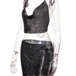 Autumn Sexy Metallic Sequins Lace-Up Two Piece Night Club Skirt Set 17 Autumn Sexy Metallic Sequins Lace-Up Two Piece Night Club Skirt Set -Deals Toggenix Store 2f71e5523474aa9b