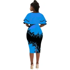 Women Sexy Printed V-neck Short-sleeved Dress 19 Women Sexy Printed V-neck Short-sleeved Dress -Deals Toggenix Store 34dd855839776bb4