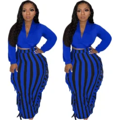 Women Casual Solid Top And Tassel Pants Two-piece Set -Deals Toggenix Store 3732e0a4fde87001