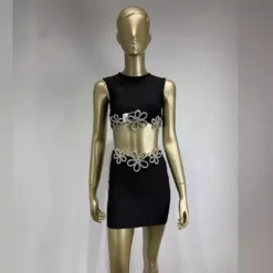 Women Sexy Embroidered Top And Bandage Skirt Two-piece Set -Deals Toggenix Store 3778c887a7dc395b