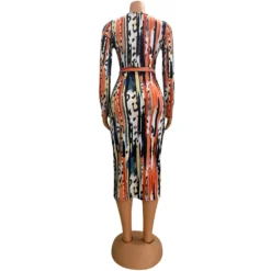 Women Sexy Long Sleeve Printed Dress -Deals Toggenix Store 38fb1b859b13267b
