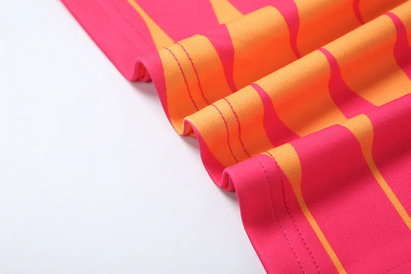 Summer Women's Halter Neck Slim Vest High Waist Printed Skirt Two Piece Set 9 Summer Women's Halter Neck Slim Vest High Waist Printed Skirt Two Piece Set - Image 9