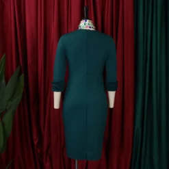 Women Fall Long Sleeve Solid Color Slit Scarf Bodycon Dress -Deals Toggenix Store 3a4b02fd3d502efe