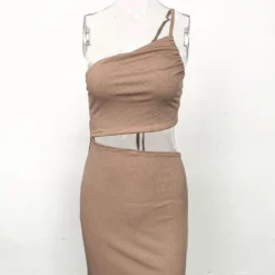 Women Summer Cut Out One Shoulder Bodycon Dress -Deals Toggenix Store 3ad5f25ef3c05269