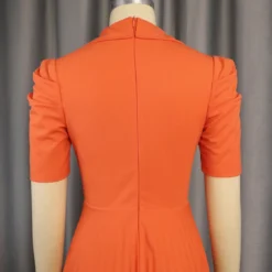 Spring And Autumn Turndown Collar Business Career Dress Shrugged High Waist Light Formal Pleated Dress 23 Spring And Autumn Turndown Collar Business Career Dress Shrugged High Waist Light Formal Pleated Dress -Deals Toggenix Store 3b2651ee559a3068