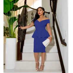 Womens Ol V Neck Sleeveless Bodycon Dress -Deals Toggenix Store 3d73038183133602